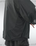 PRE - SEASON —S24 PS-01T-1   Sukkiri Open Chest T-shirt (Black)