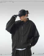 PRE - SEASON  —S24 PS-01J Detachable Sleeves Blazer  (Black)
