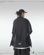 PRE - SEASON  —S24 PS-01J Detachable Sleeves Blazer  (Black)