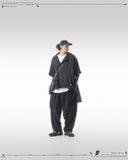 PRE - SEASON  —S24 PS-01J Detachable Sleeves Blazer  (Black)