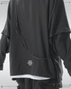 PRE - SEASON  —S24 PS-01J Detachable Sleeves Blazer  (Black)