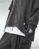 PRE - SEASON  —S24 PS-01J Detachable Sleeves Blazer  (Black)