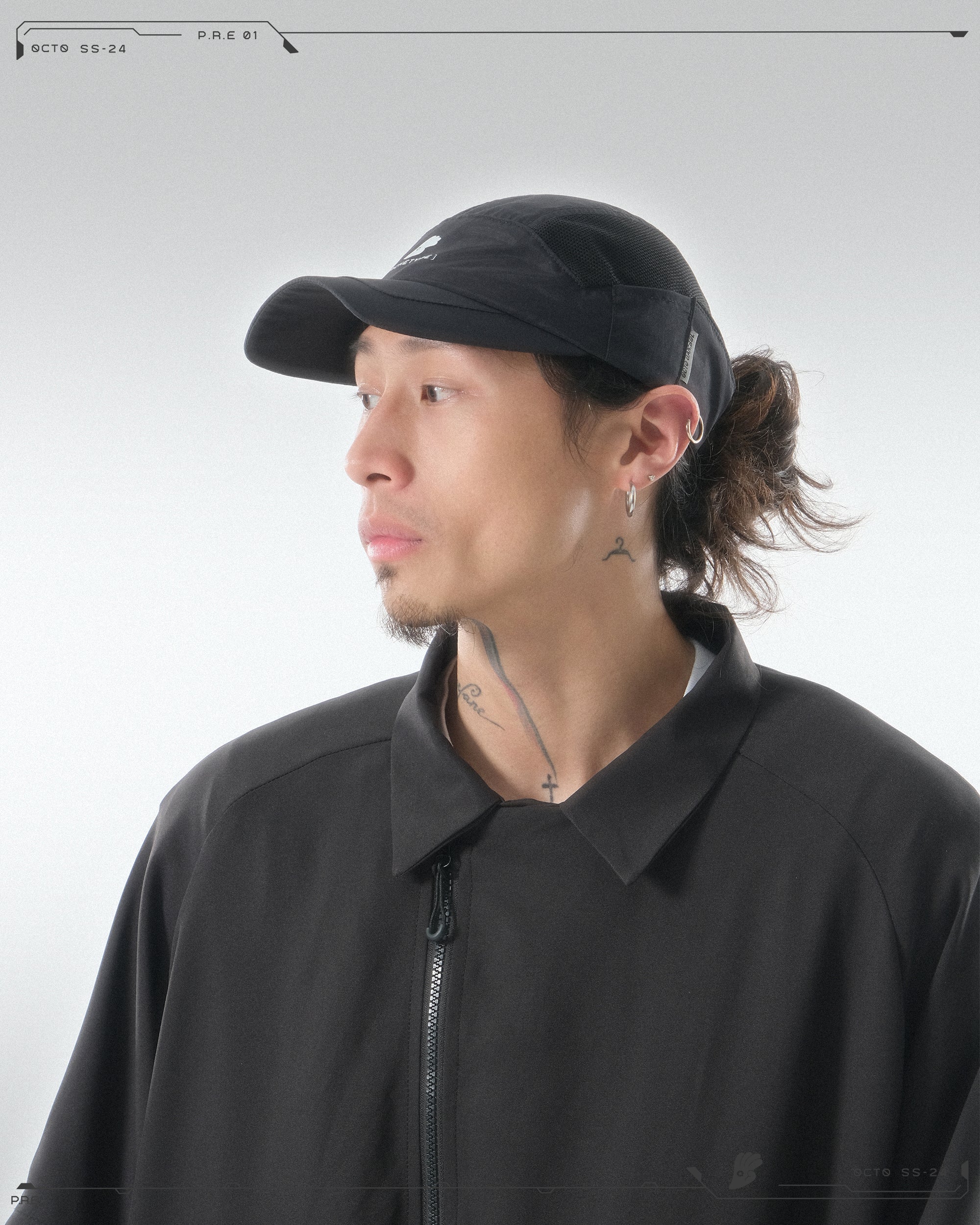 PRE - SEASON  —S24 PS-01J Detachable Sleeves Blazer  (Black)