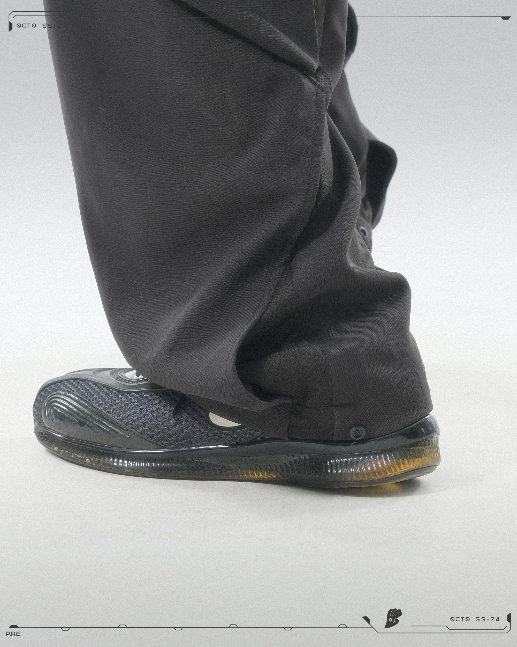 PRE - SEASON —S24 PS-01P  Stereoscopic Tornado Vertical Pants  (Black)