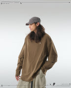 PRE - SEASON —S24 PS-01T-2   Sukkiri Twin Layer T-shirt (Brown)