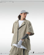 PRE - SEASON  —S24 PS-01J Detachable Sleeves Blazer  (Pewter Khaki)