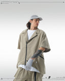PRE - SEASON  —S24 PS-01J Detachable Sleeves Blazer  (Pewter Khaki)