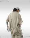 PRE - SEASON  —S24 PS-01J Detachable Sleeves Blazer  (Pewter Khaki)