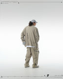 PRE - SEASON  —S24 PS-01J Detachable Sleeves Blazer  (Pewter Khaki)