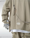 PRE - SEASON  —S24 PS-01J Detachable Sleeves Blazer  (Pewter Khaki)
