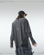 PRE - SEASON —S24 PS-01T-2   Sukkiri Twin Layer T-shirt (Shadow Grey)