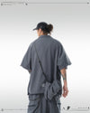 PRE - SEASON  —S24 PS-01J Detachable Sleeves Blazer  (Shadow Grey)