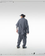 PRE - SEASON  —S24 PS-01J Detachable Sleeves Blazer  (Shadow Grey)