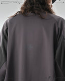 PRE - SEASON —S24 PS-01T-1   Sukkiri Open Chest T-shirt (Shadow Grey)