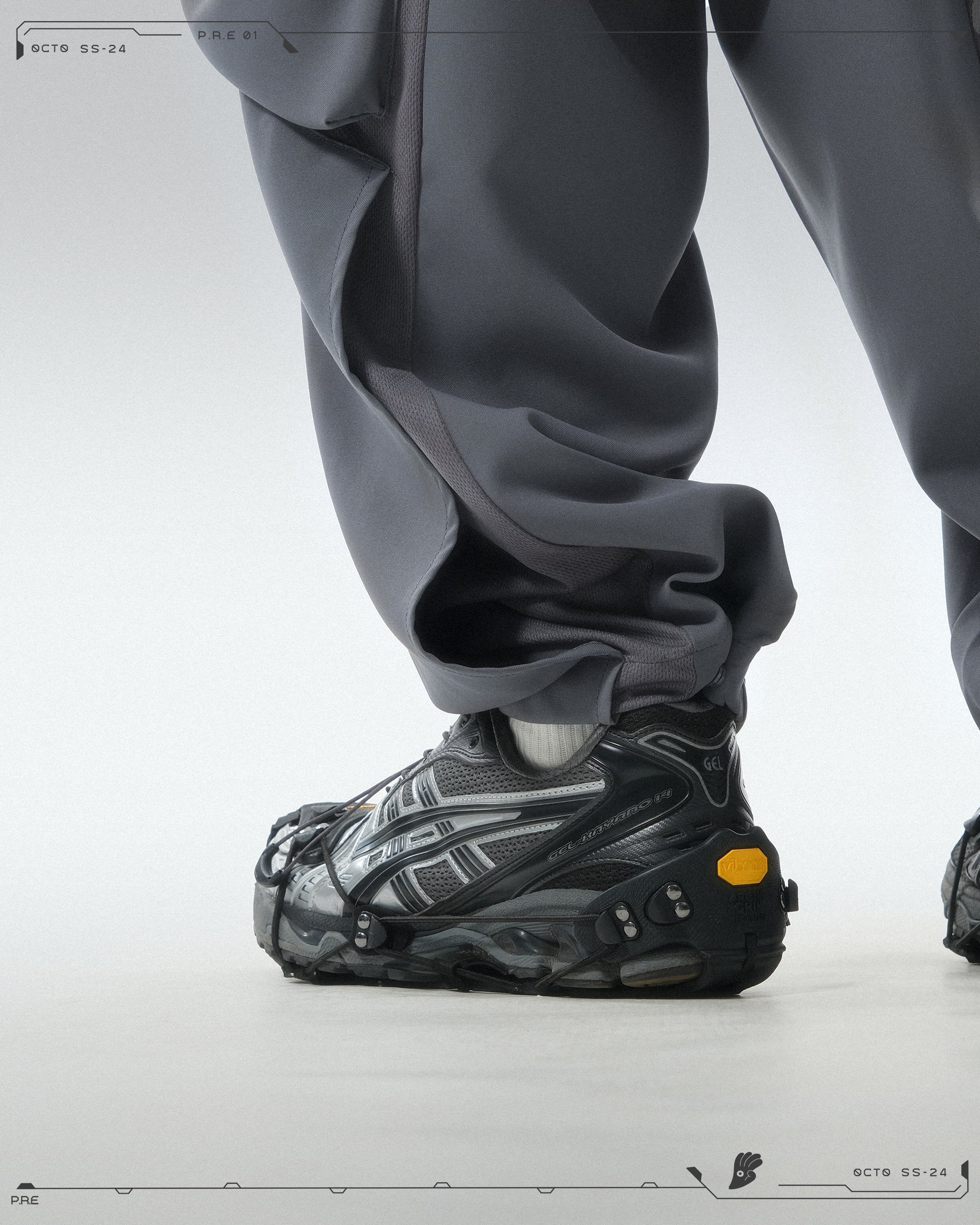 PRE - SEASON —S24 PS-01P  Stereoscopic Tornado Vertical Pants  (Shadow Grey)
