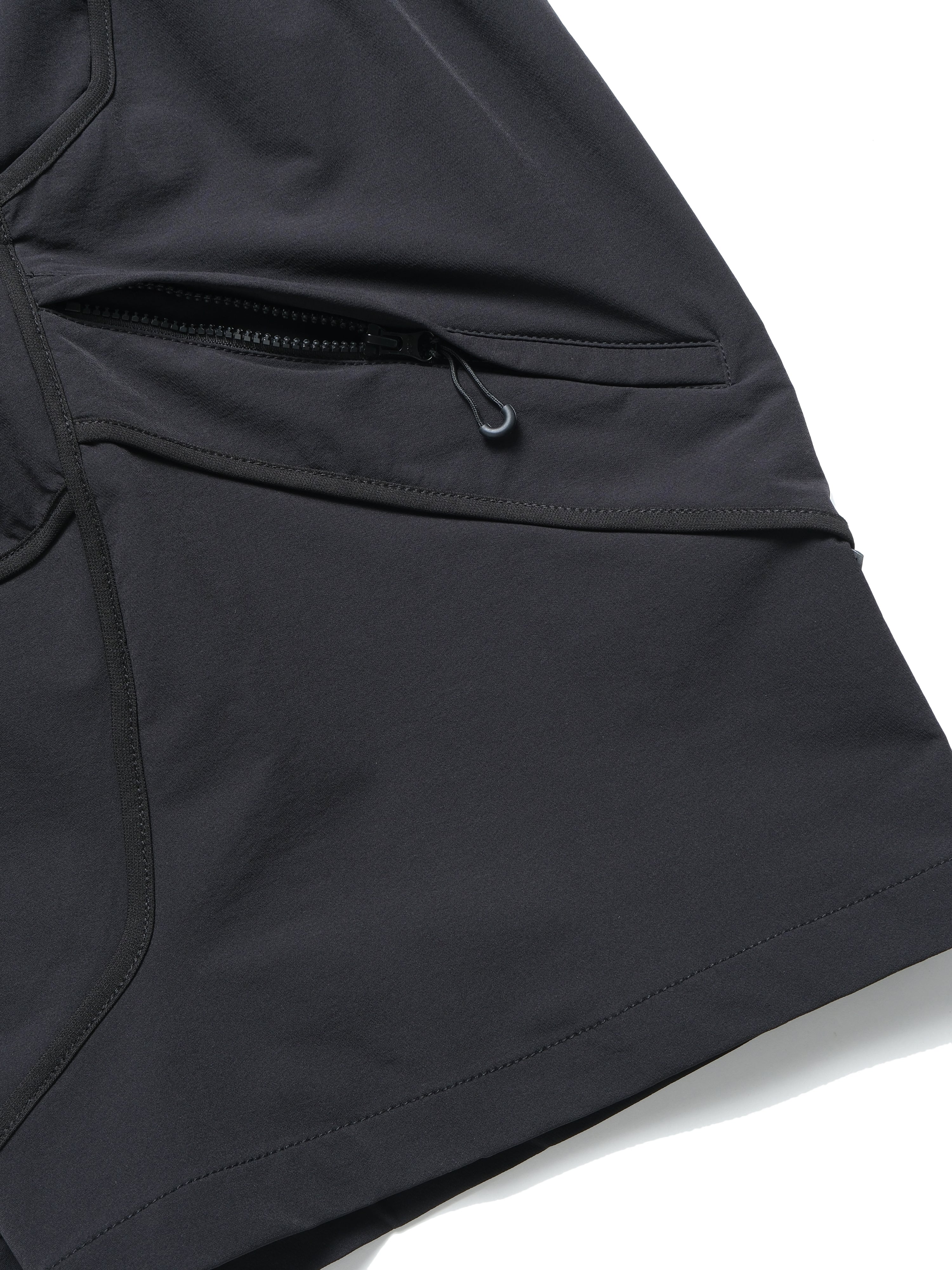 S3/ S25-S-03 Soft Shell Short (Black)