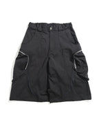 S26-SD2-S / Residual Curve Shorts (Black)