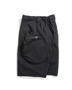 S26-SD2-S / Residual Curve Shorts (Black)