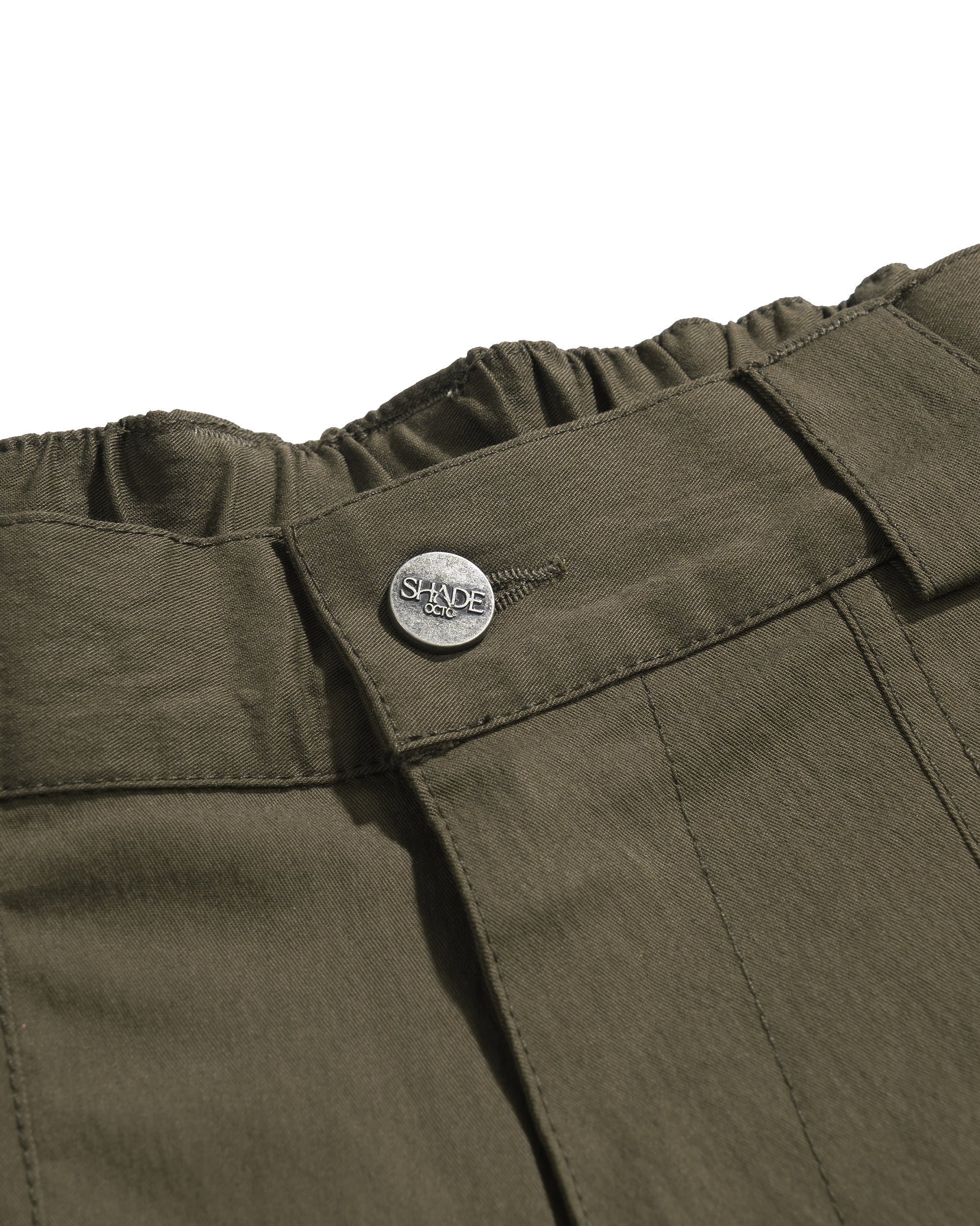 S26-SD2-S / Residual Curve Shorts (B-Olive)