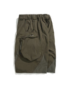 S26-SD2-S / Residual Curve Shorts (B-Olive)