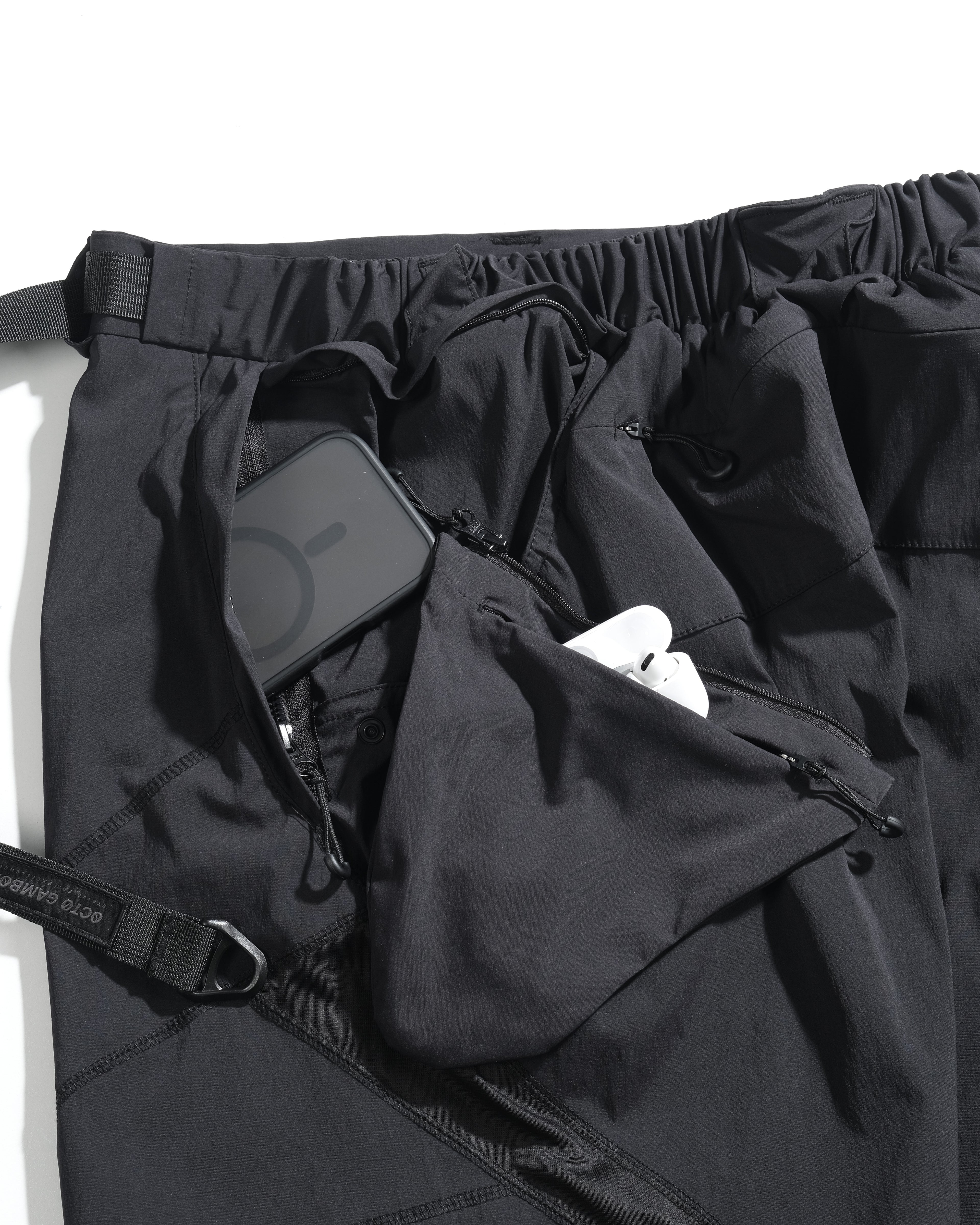 S26-S2-S / Modular Flow Shorts (Black)