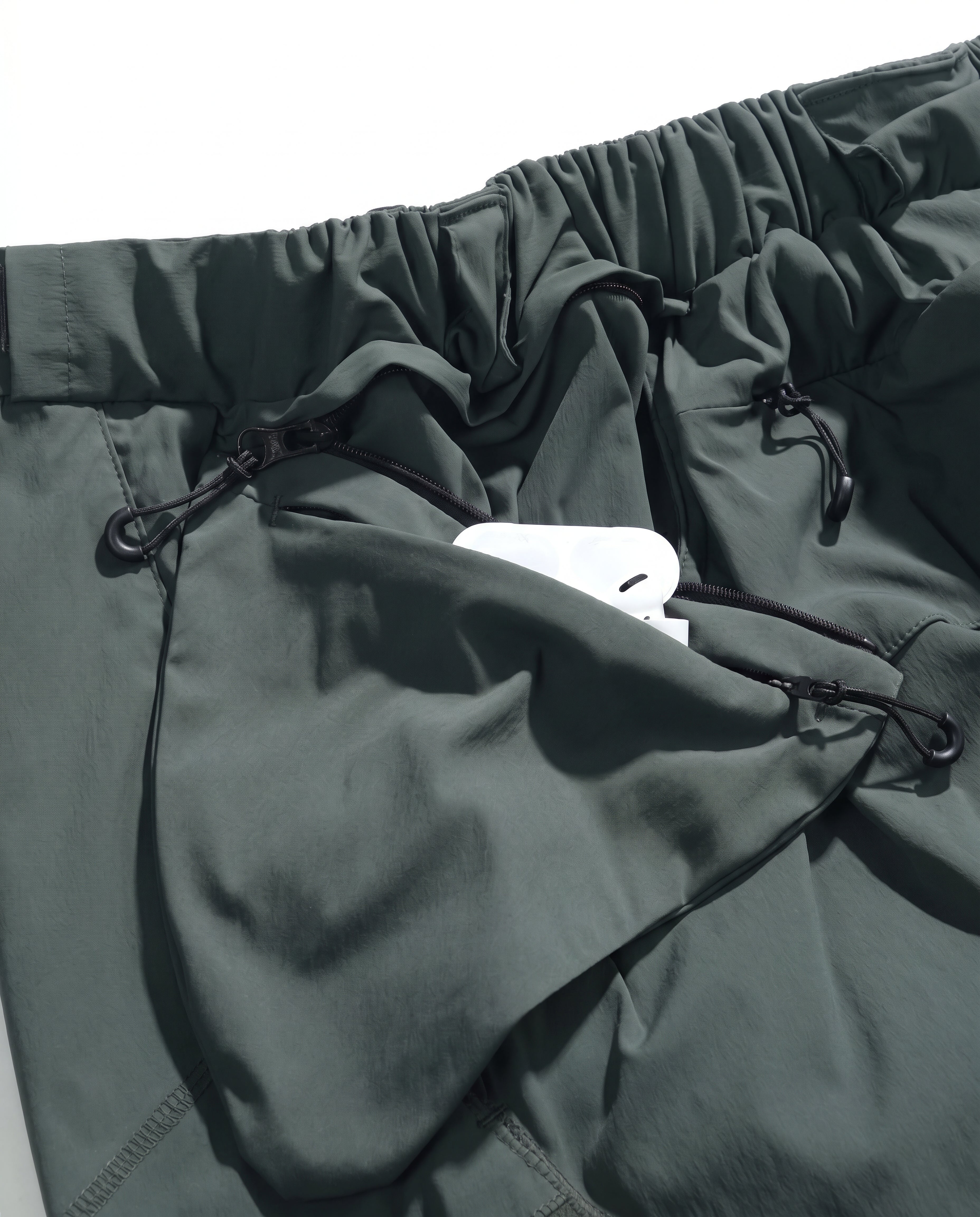 S26-S2-S / Modular Flow Shorts (Green)