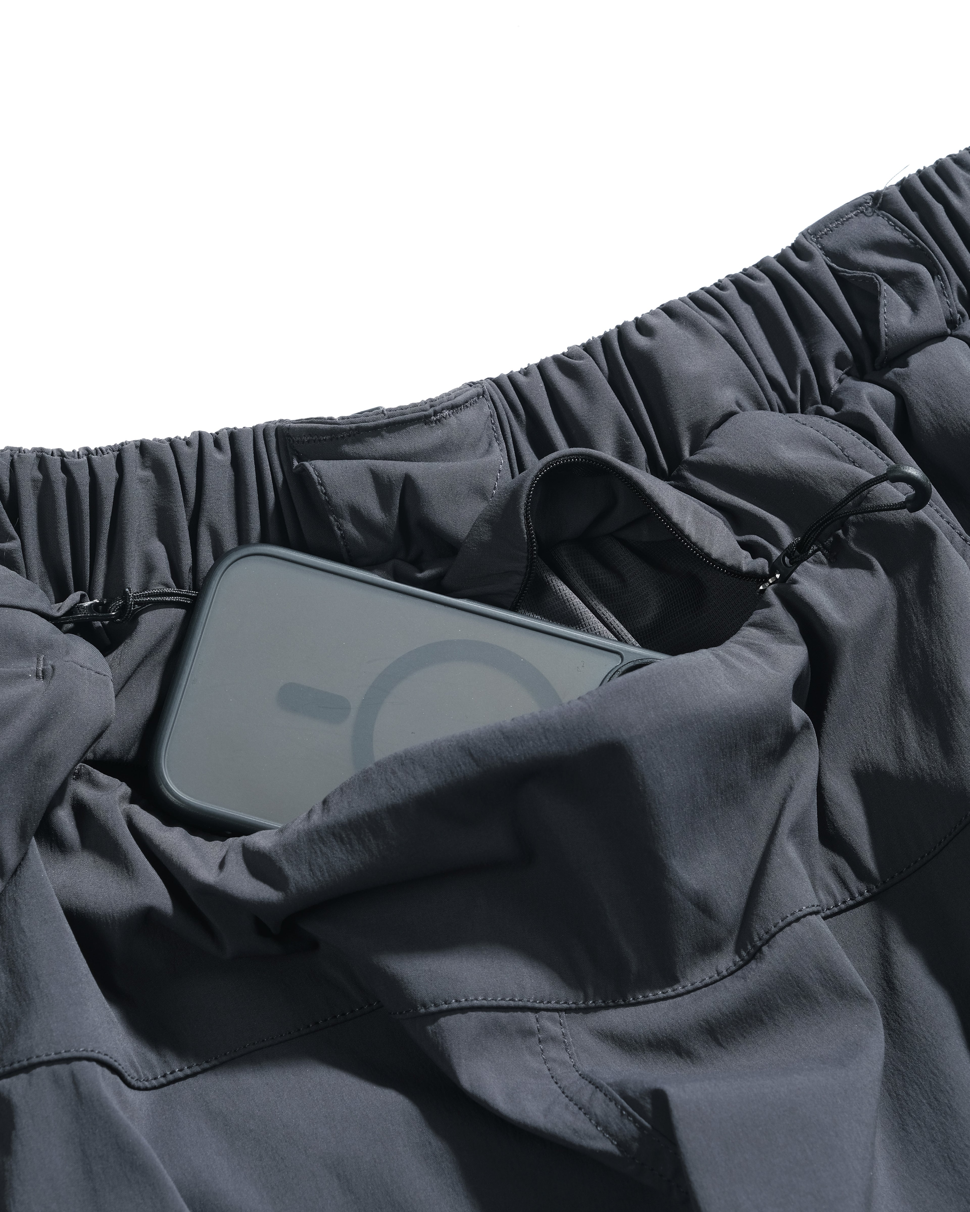 S26-S2-S / Modular Flow Shorts (Grey)