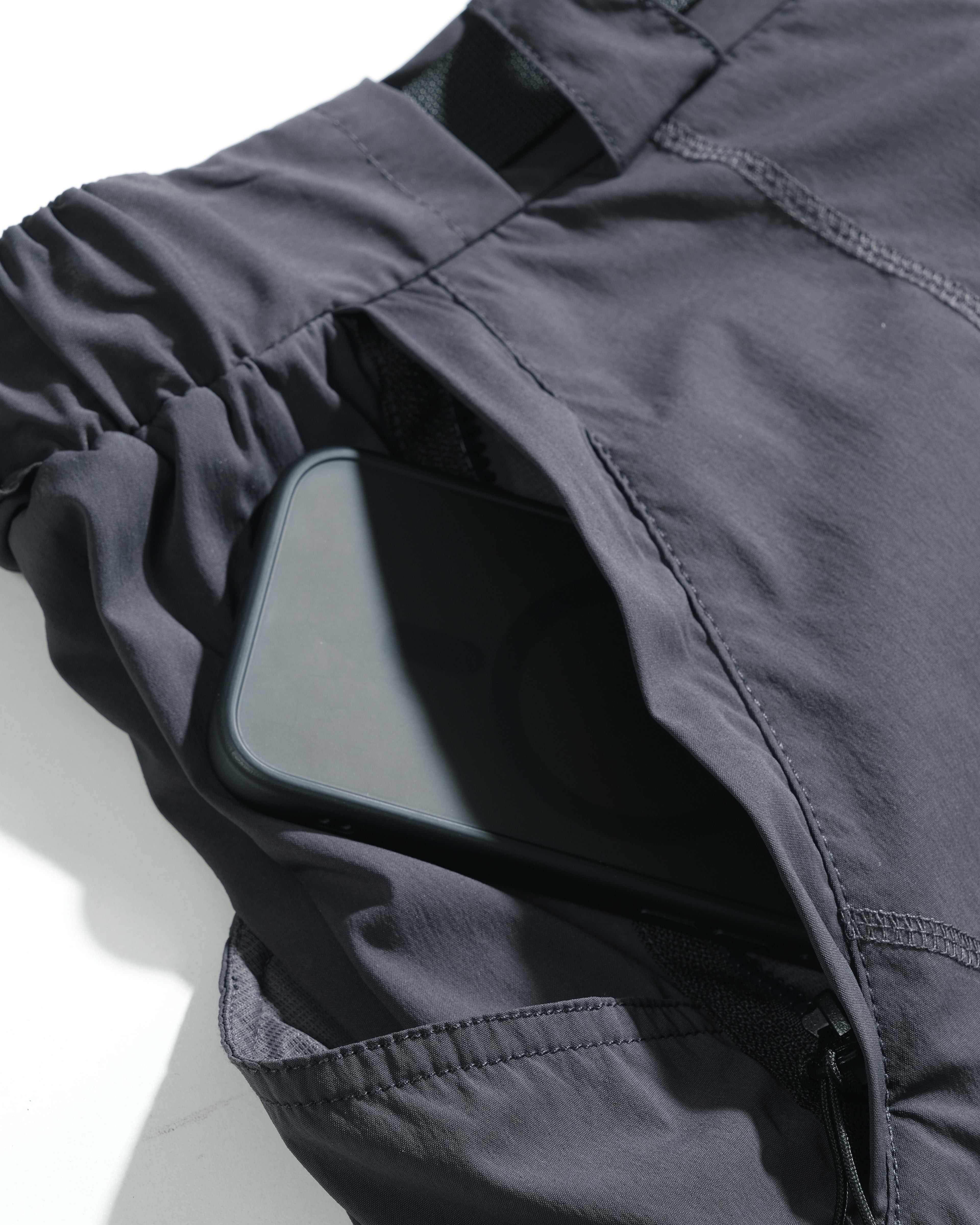 S26-S2-S / Modular Flow Shorts (Grey)