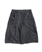 S26-C2-S / Offset Void Shorts (N-Black)