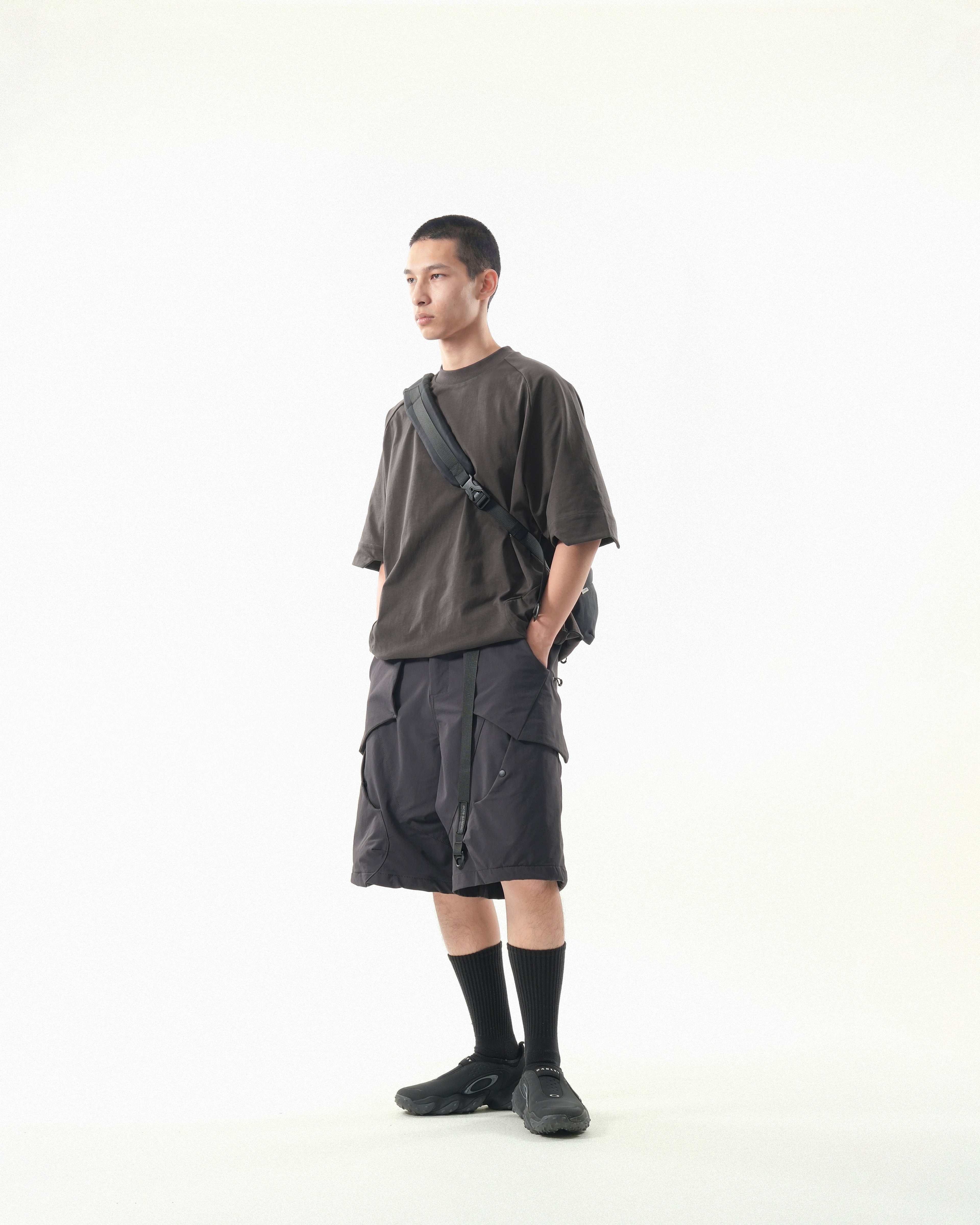S26-S1-S / Visor Layer Shorts (Grey)