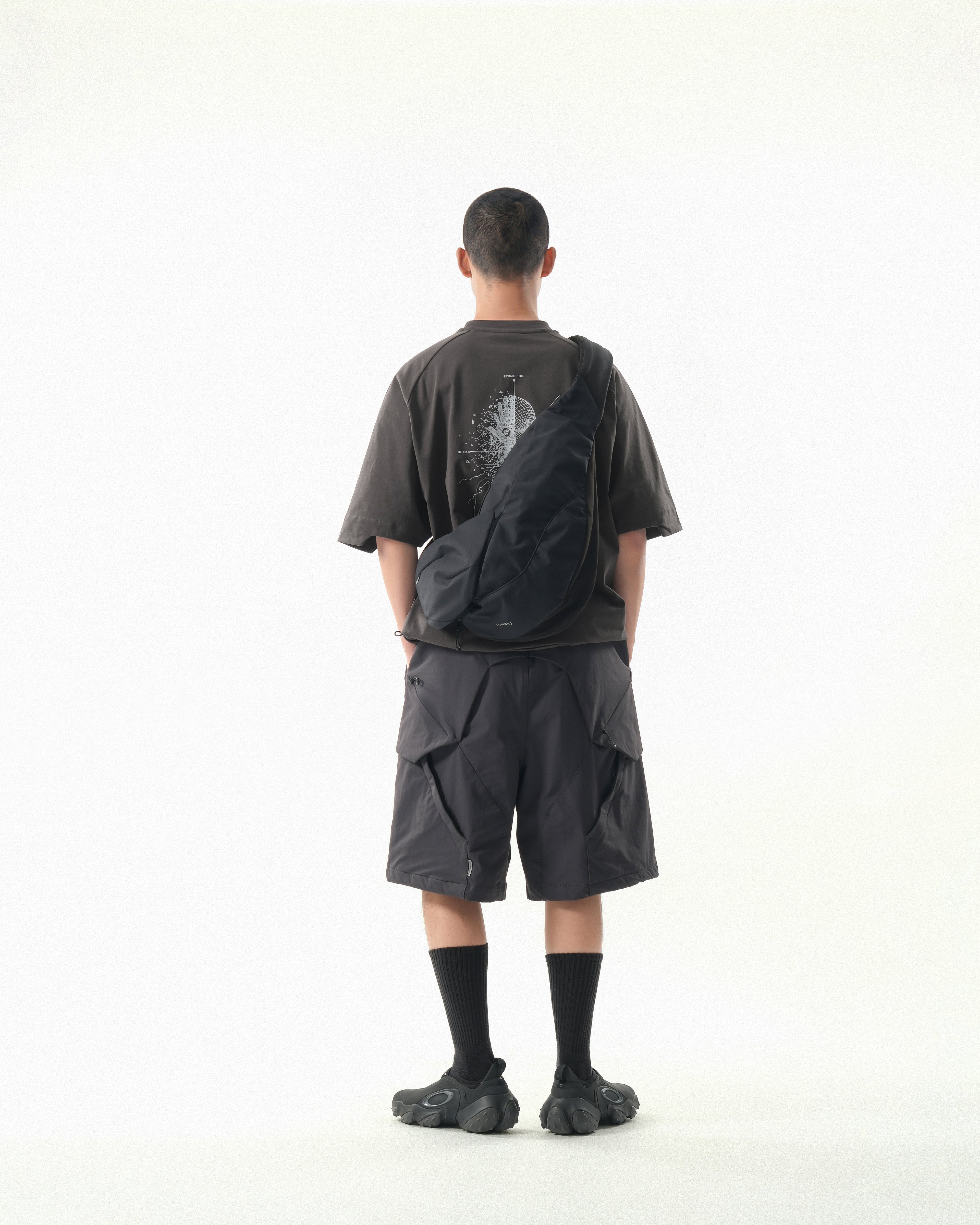 S26-S1-S / Visor Layer Shorts (Grey)