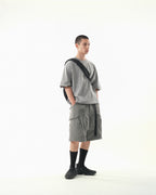 S26-S1-T2 / Visor Print Tee (L-Grey)