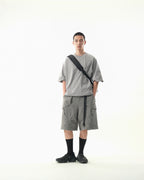 S26-S1-T2 / Visor Print Tee (L-Grey)