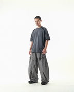 S26-S1-T1 / Visor Washed Panel Tee (Navy)