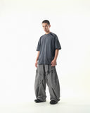 S26-S1-T1 / Visor Washed Panel Tee (Navy)