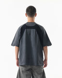 S26-S1-T1 / Visor Washed Panel Tee (Navy)