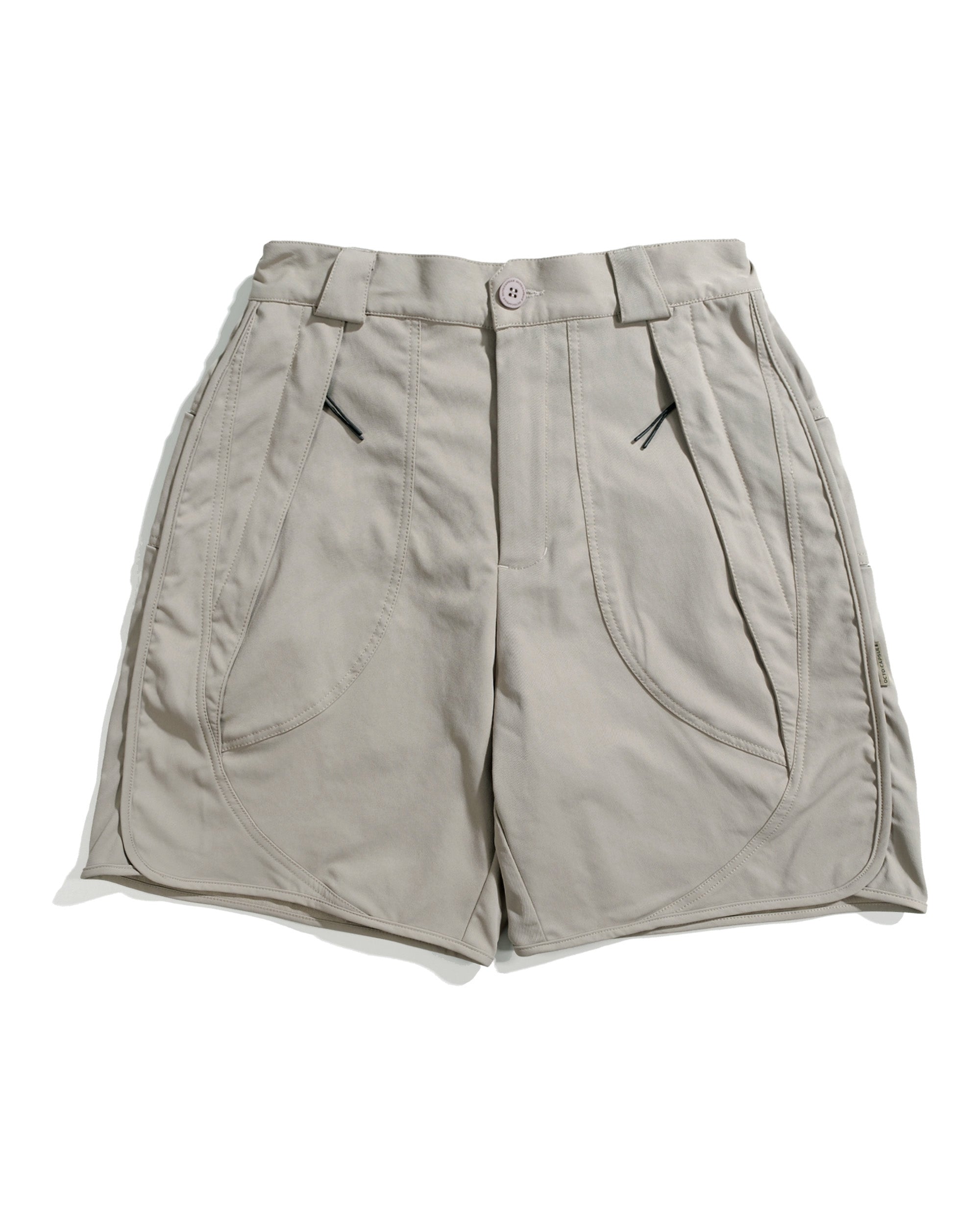 S26-C1-S / Discrete Signal Shorts (Khaki-Grey)