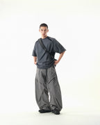S26-S1-T1 / Visor Washed Panel Tee (Navy)