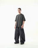 S26-S1-T1 / Visor Washed Panel Tee (Black)
