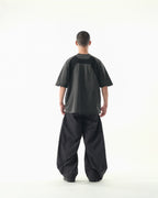 S26-S1-T1 / Visor Washed Panel Tee (Black)