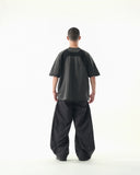 S26-S1-T1 / Visor Washed Panel Tee (Black)
