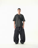 S26-S1-T1 / Visor Washed Panel Tee (Black)