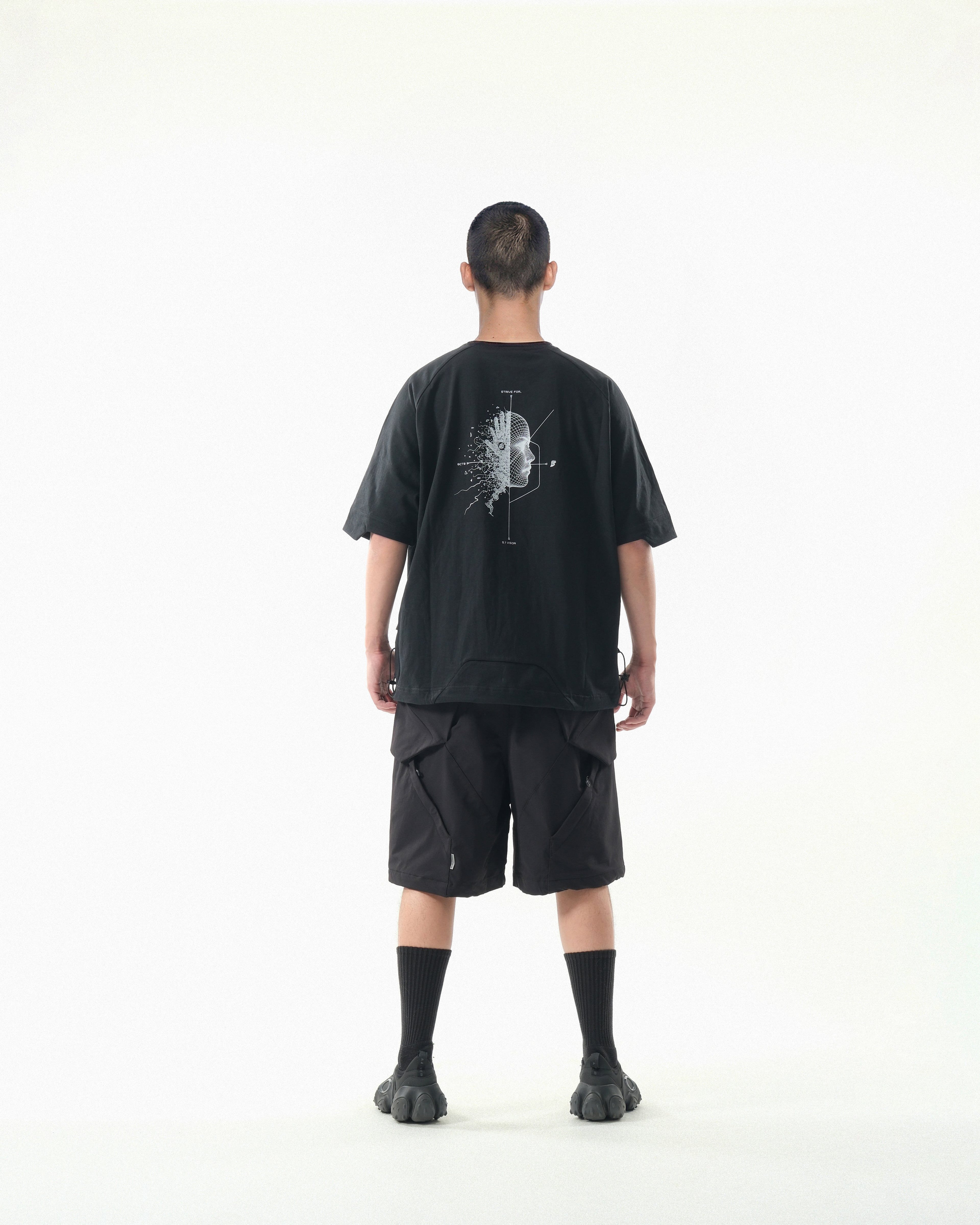 S26-S1-T2 / Visor Print Tee (Black)