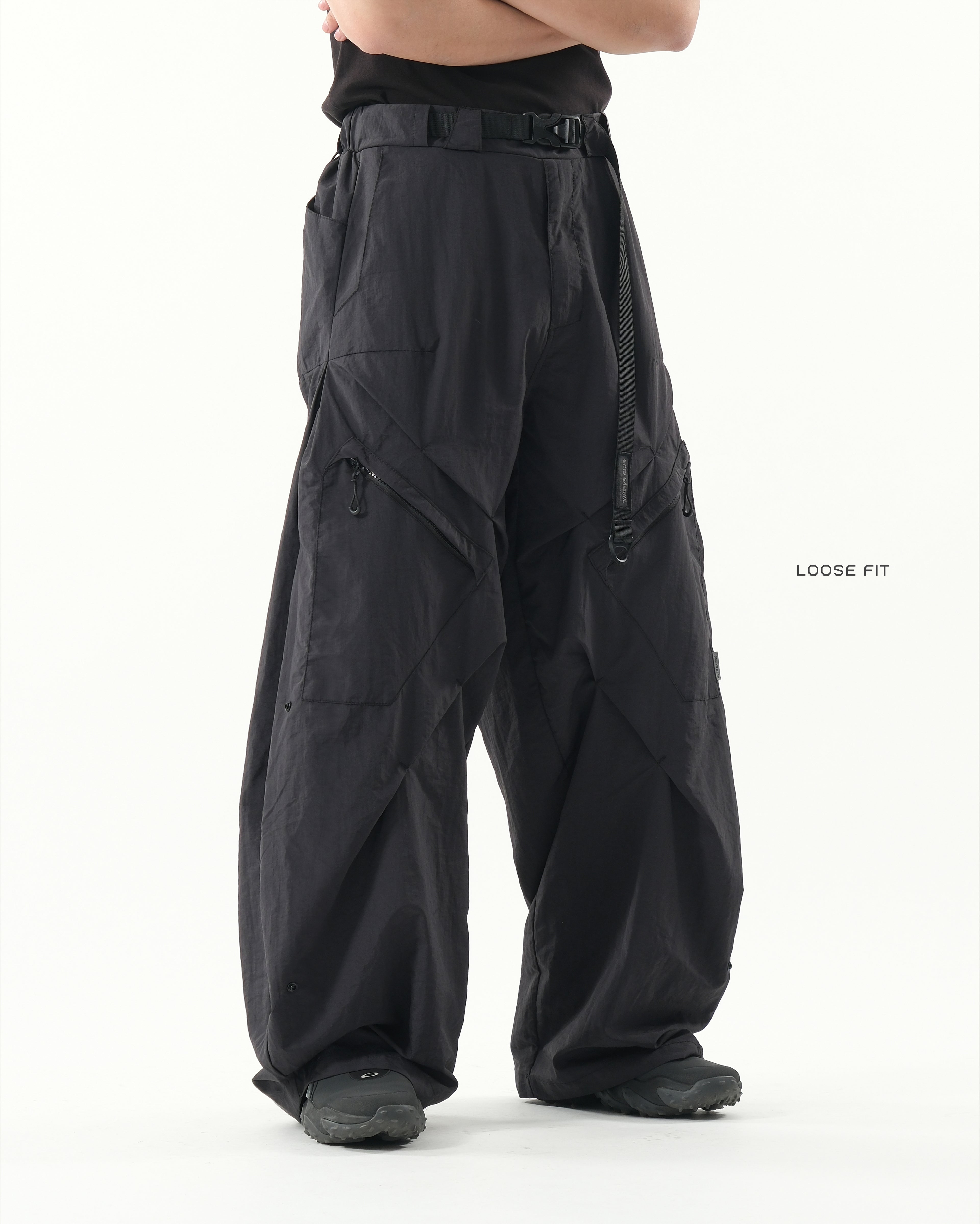 S26-S1-P / Visor Structure Pants (Black)