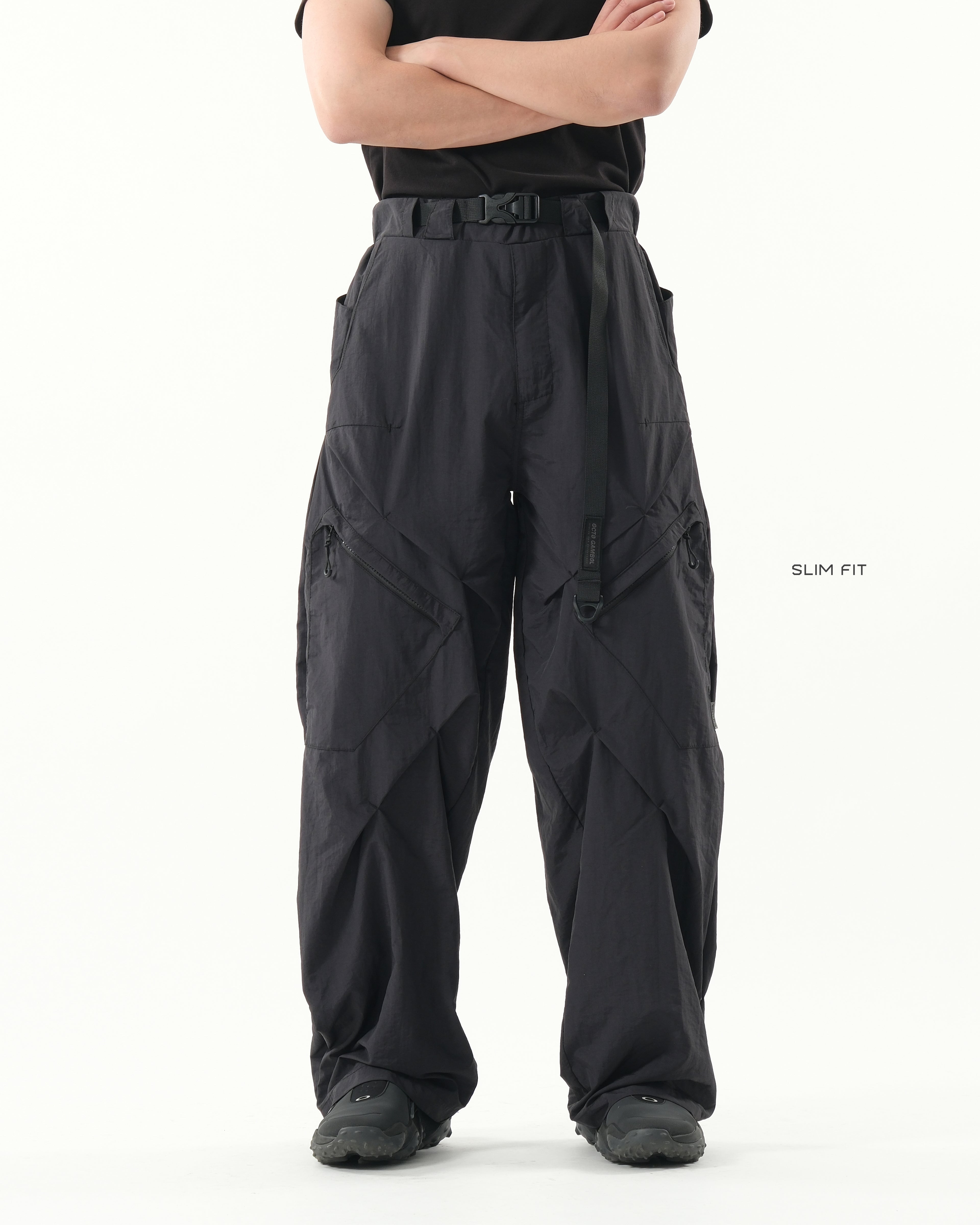S26-S1-P / Visor Structure Pants (Black)