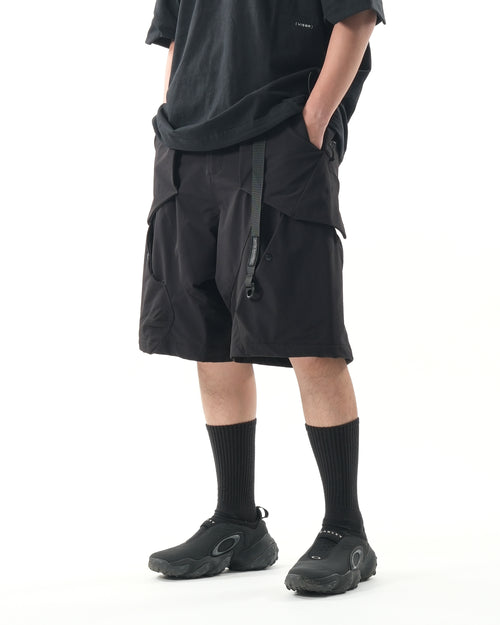S26-S1-S / Visor Layer Shorts (Black)
