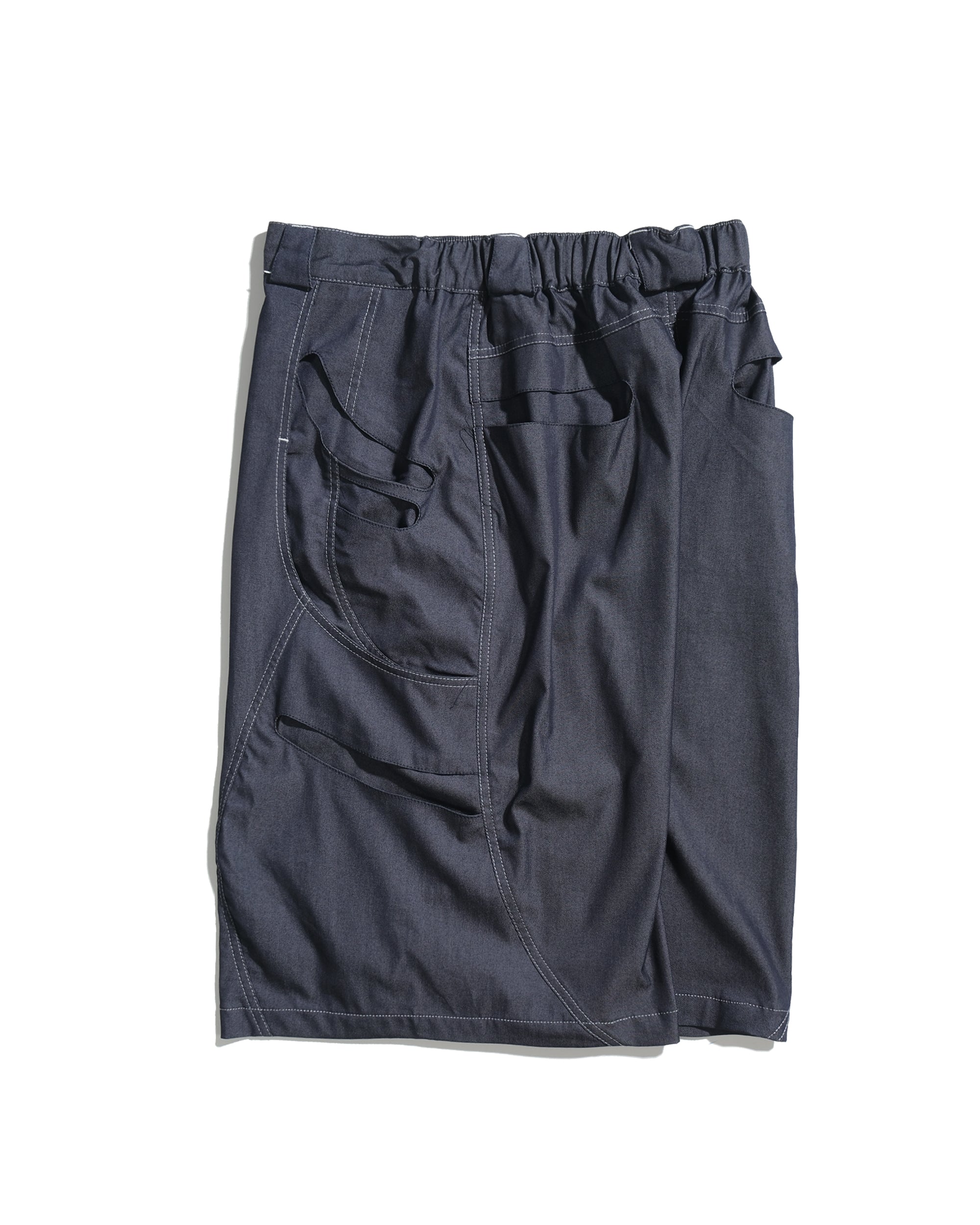 S26-C2-S / Offset Void Shorts (Navy)