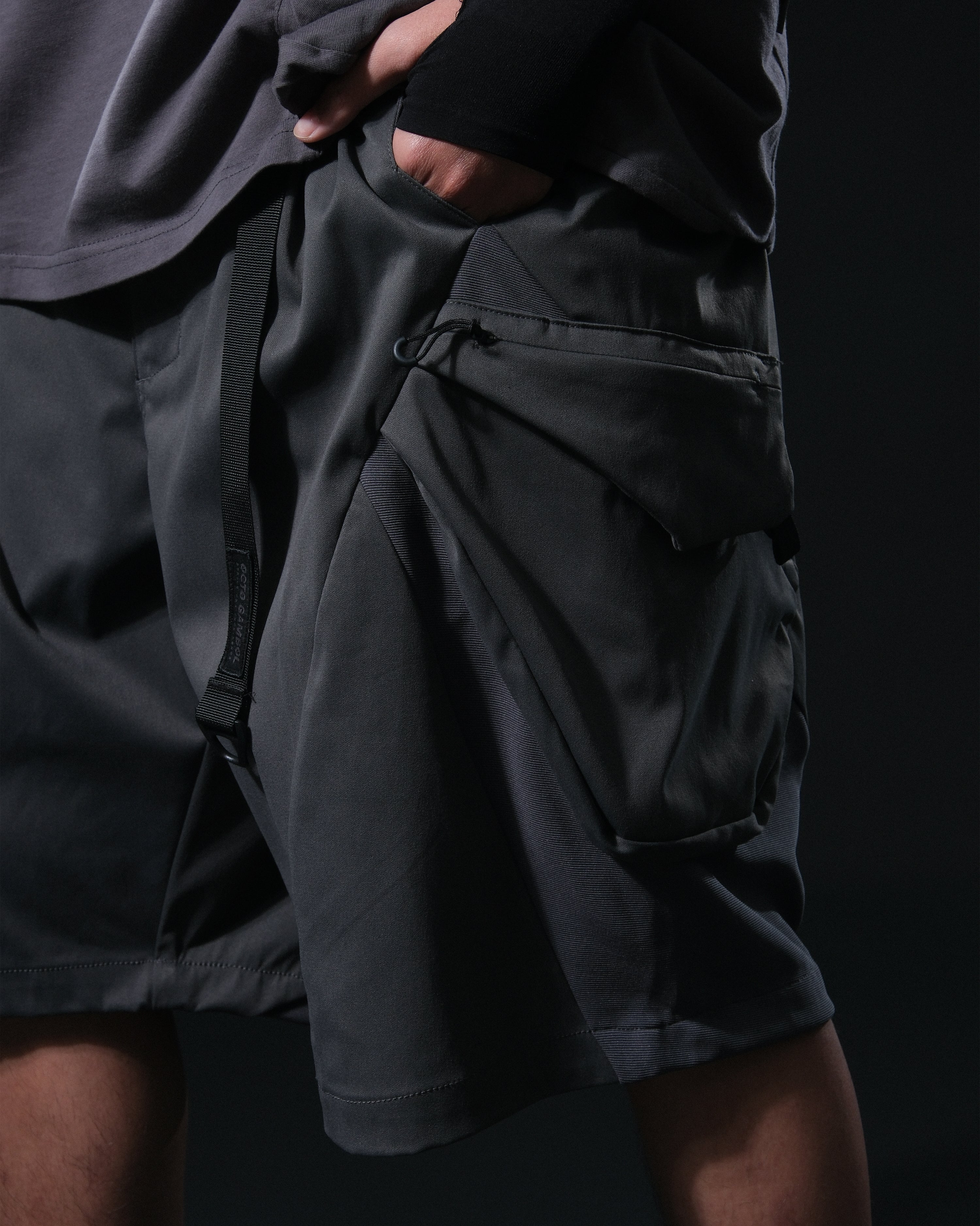 S1/ S25-S-01 Visor Layers Shorts (Grey)