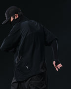 S1/ S25-T-01 Tornado patchwork T-shirt (Black)