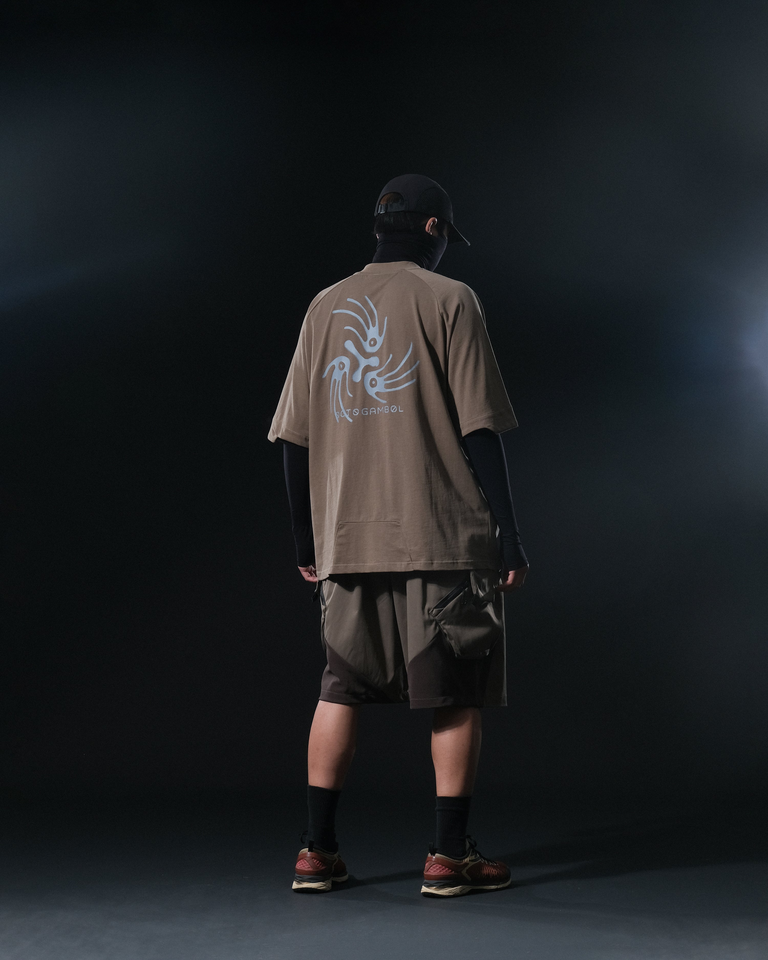 S1/ S25-T-02 Rotate T-shirt (Brown)